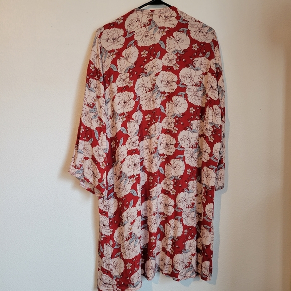 NWT Knox Rose Floral Kimono Cardigan XS/S - Picture 6 of 8